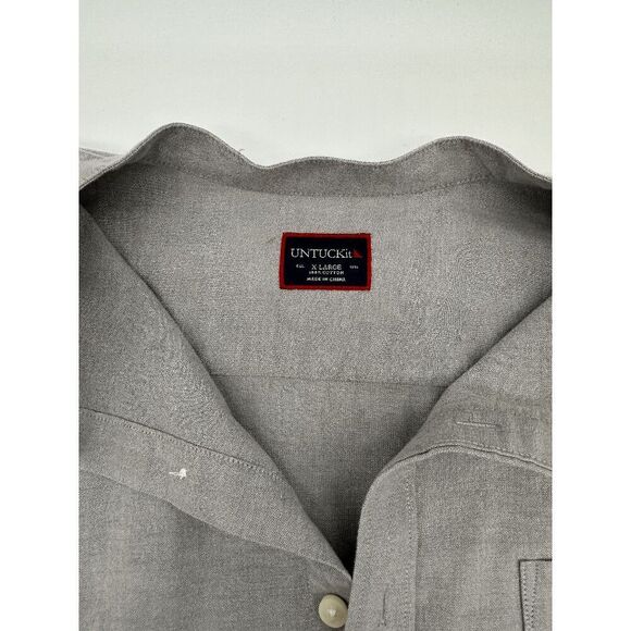 UNTUCKit Gray Dress Shirt for Men - Picture 7 of 8